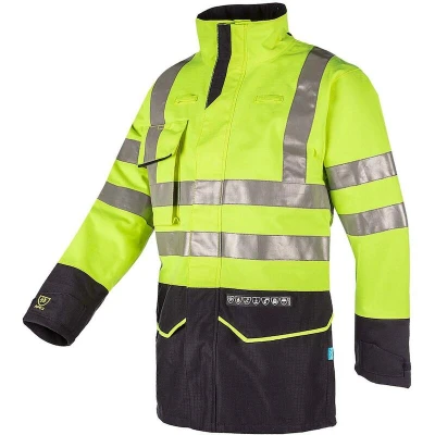 Afbeelding van Parka Nash 7227 Geel/marine ARC Vlamvertragend Maat EL