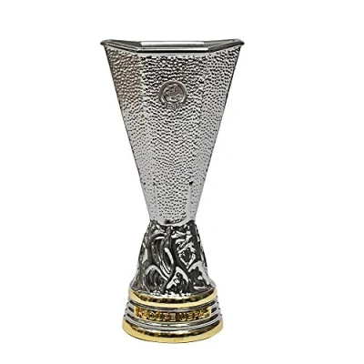 Afbeelding van UEFA EUROPA LEAGUE Uniseks Volwassene EL 45 mm replica Pokals in 3D, zilver,