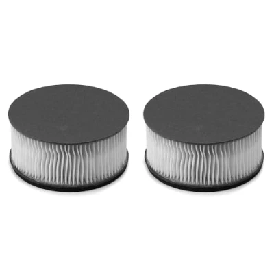 Afbeelding van Iris Ohyama, Pak van 2 afvoerfilters, verwijdert 99,95% 0,3 deeltjes m, mijten, allergenen, stof, HEPA H13, voor IC FAC4 Uitlaatfilter CF FH3 quiltreiniger zwart