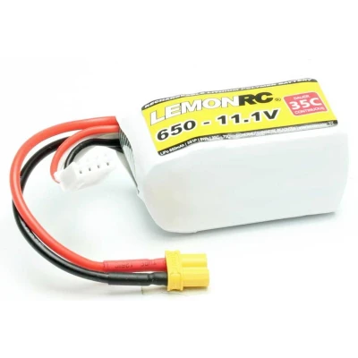Afbeelding van LemonRC LiPo accupack 11.1 V 650 mAh Aantal cellen: 3 35 C Softcase XT30