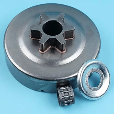 Afbeelding van Luxuypon Koppeling Drum Spur Ketting Tandwiel 3/8 &quot;6T &amp; Naaldlager Vervanging voor STIHL MS180 MS170 018 017 MS 170 180 Kettingzaag