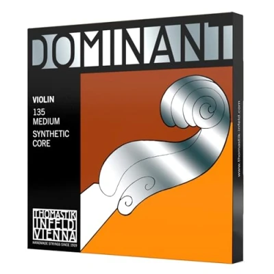 Afbeelding van Medium E Dominant Vioolset Koolstofstaal met aluminiumdraad