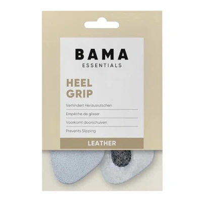 Afbeelding van Bama Schoeninlegzool Heel Grip: hielhouder van leer, beschermt tegen drukplekken en voorkomt uitglijden, hoogwaardig leer voor volwassenen, 1 paar