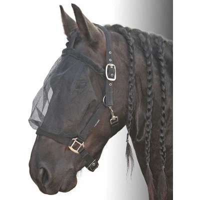 Afbeelding van Harry&#039;s Horse Vliegenmasker halster Shetland Zwart