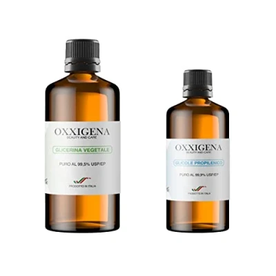 Afbeelding van OXXIGENA KIT 750 ml Base Neuttra 70VG/30PG plantaardige glycerine (500 ml) + propyleenglycol (250 100% Made in Italy farmaceutische zuiverheid