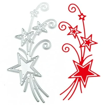 Afbeelding van Kerst Boeket Metalen Die Cuts, Snijden Dies Cut Stencils Card Papier Craft DIY Template Album Embossing Matrijzen voor Kaarten Maken Scrapbooking