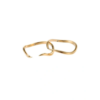 Afbeelding van Skagen damesring Essential Waves, zilverkleurig of goudkleurig roségoudkleurig roestvrij staal Stack