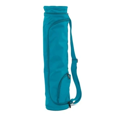 Afbeelding van Bodhi Asana Bag 60 Yogatas, spatwaterdichte sporttas, buitenzakken voor extra ruimte, polyester tas yogamatten en accessoires, yogamattas matten met een breedte van cm, turquoise