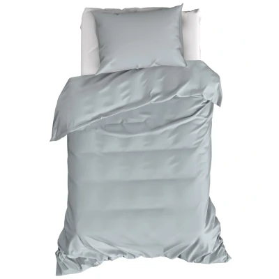 Afbeelding van Dekbedovertrek MOODIT Basil Stone Blue 140 x 200 / 220 cm 1 Persoons