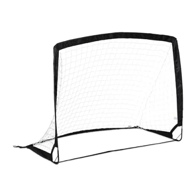 Afbeelding van Relaxdays voetbaldoeltje tuin 100 x 120 65 cm pop up voetbalgoal kinderen klein