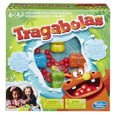 Afbeelding van Hasbro Gaming 98936B74 Hippos Draagabolen, kleurrijk