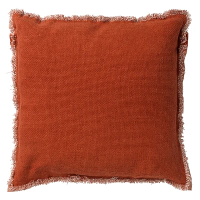 Afbeelding van Dutch Decor BURTO Kussenhoes van gewassen katoen Potters Clay 45x45 cm