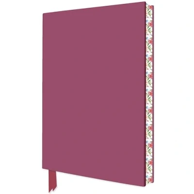 Afbeelding van Dusky Pink Artisan Notebook (Flame Tree Journals): Unser hochwertiges, liniertes Blankbook mit Softcovereinband aus Kunstleder und farbigem, künstlerisch gestaltetem Buchschnitt
