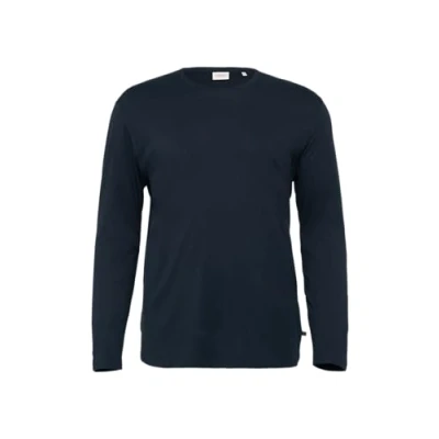 Afbeelding van s.Oliver Big Size longsleeve Plus donkerblauw