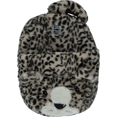 Afbeelding van Apollo Grote voetenwarmer slof Luipaard one size 30 x 27 cm Dierensloffen