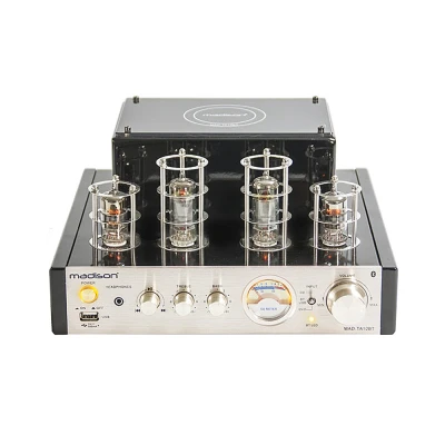Afbeelding van MAD TA10BT buizenversterker 2 x 25W RMS Bluetooth USB Line