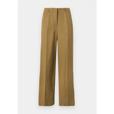 Afbeelding van TOM Tailor WIDE LEG Pants Broek, Dames, Maat: 34x30, Nutria olive