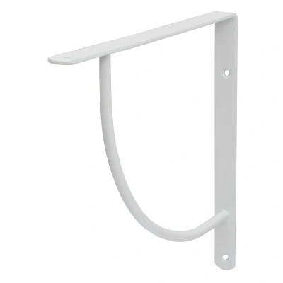 Afbeelding van Duraline Swing Alpine Plankdrager Wit Metaal afm. 24 x cm