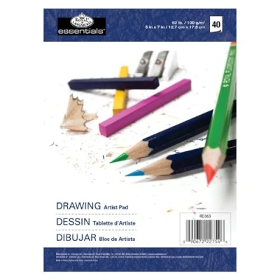 Afbeelding van Essentials tekening kunstenaar papier pad 5 &quot;X 7&quot; 40 vellen