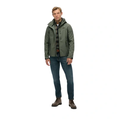 Afbeelding van Hooded Soft Shell Trekker Jas Grey Grootte: Xxl