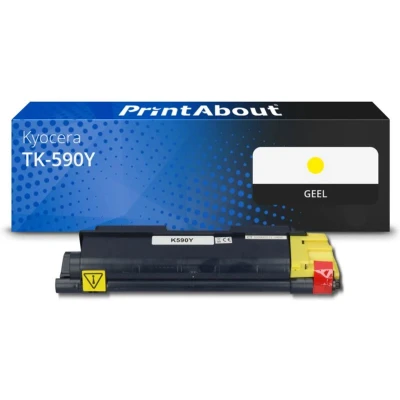Afbeelding van Huismerk Kyocera TK 590Y Toner Geel