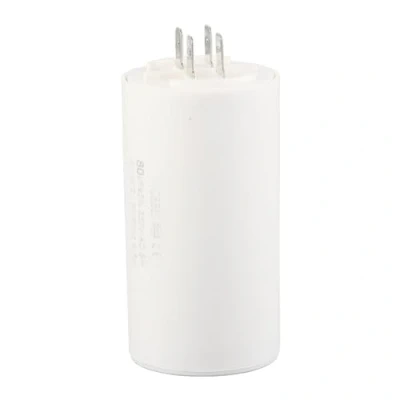 Afbeelding van Bedrijfscondensator CBB60 cilindrisch AC 250V 80uF 50/60HZ voor motorpomp verpakt met vouwdoos