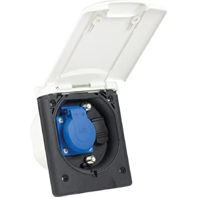 Afbeelding van AS Schwabe 62473 Stopcontact (inbouw) IP44 Wit