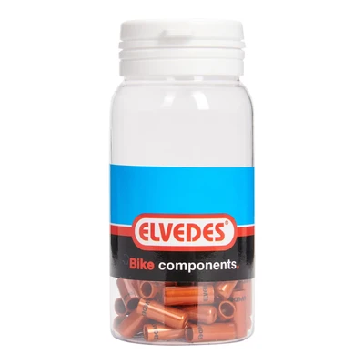 Afbeelding van Elvedes Kabelhoedje 4,2mm seal oranje (50x) alum. ELV2012012