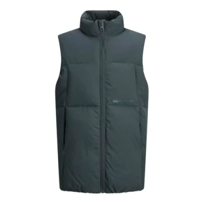 Afbeelding van JACK&amp;JONES JUNIOR Jorvesterbro Aw24 Jnr Bodywarmer voor jongens, gewatteerd vest, Forest River, 10 jaar, Bos rivier, jaar