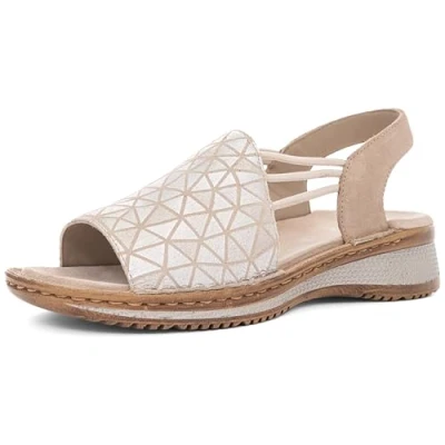 Afbeelding van ara Hawaïsandalen voor dames, zand/zilver, Zand, 36 EU, Zand Zilver EU