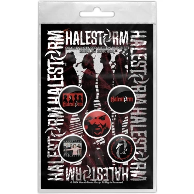 Afbeelding van Halestorm Portrait Button 5 pack