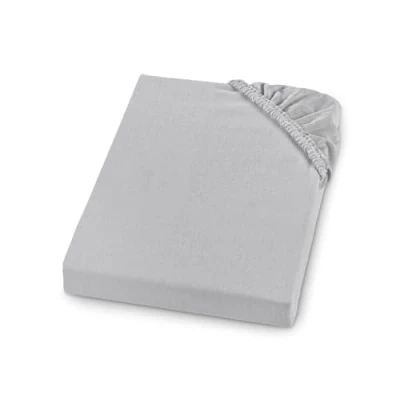 Afbeelding van sleepling Dik flanellen hoeslaken, flanel, Made in Germany, 100% katoen, elastiek rondom, matrassen tot 23 cm hoog, Oeko Tex, wasbaar 60 graden, 180 x 200, grijs
