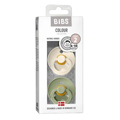 Afbeelding van Bibs Fopspeen Ivory/Sage 2 stuks Stage