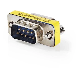 Afbeelding van D sub 9 pins adapter Nedis (mannelijk naar mannelijk)