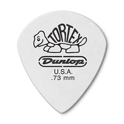 Afbeelding van Dunlop Tortex White Jazz III 0.73mm 12 pack plectrumset