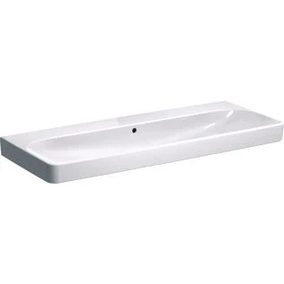Afbeelding van Geberit Smyle Square meubelwastafel wit KeraTect (120 x 48 cm) zonder