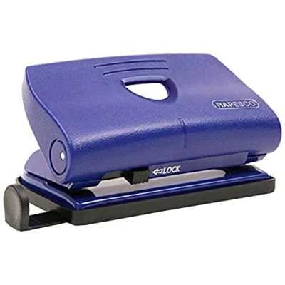 Afbeelding van Rapesco PF87S0L1 810 P 2 voudige perforator, 12 vellen ponscapaciteit, blauw
