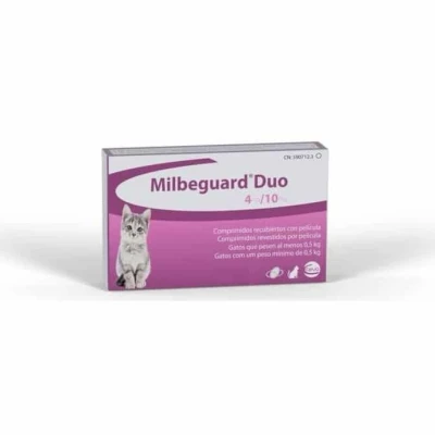 Afbeelding van Milbactor Kleine Kat/Kittens 4 Ontwormingstabletten