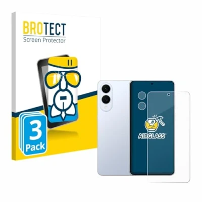 Afbeelding van BROTECT Screenprotector voor Samsung Galaxy S25 Edge (Voor+Camera) Folie Beschermfolie Beschermglas transparant (3 Stuks)