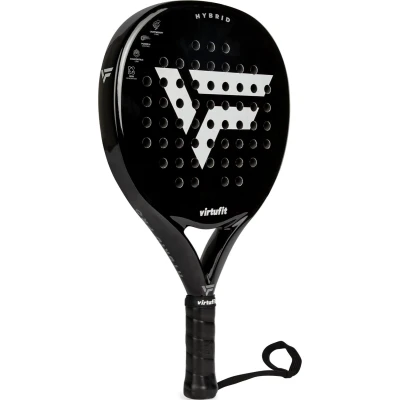 Afbeelding van VirtuFit Hybrid Padel Racket Zwart Silver