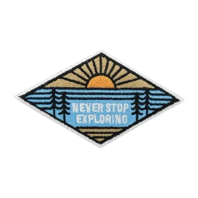 Afbeelding van Finally Home Never Stop Exploring Klittenbandpatch, outdoor, klittenbandpatches, rugzak met klittenband, wandelpatch, natuurbadge, bergen badge