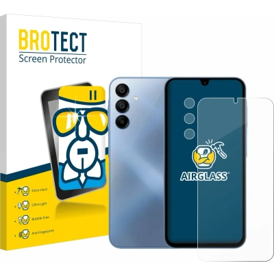 Afbeelding van BROTECT Screenprotector voor Samsung Galaxy A15 5G (Voor+Camera) Folie Beschermfolie Beschermglas transparant