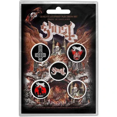 Afbeelding van Ghost Prequelle Badge/button Set van 5 Multicolours