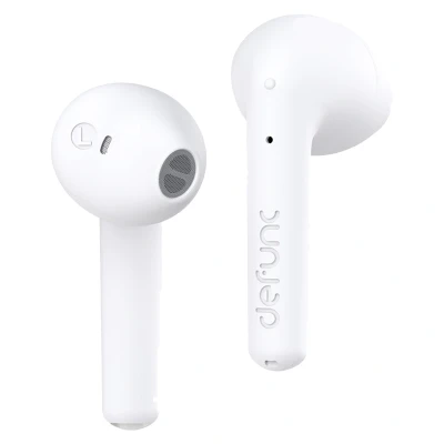 Afbeelding van Defunc True Lite Earbuds draadloze oordopjes Bluetooth oortjes Met ENC noise cancelling functie White Wit Kunststof