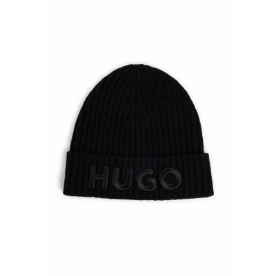 Afbeelding van HUGO Uniseks X565 7, herenmuts, zwart, Zwart