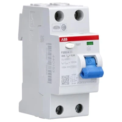 Afbeelding van Abb aardlekschakelaar 2p 40 a 300ma f 202 0 3 2csf202101r3400