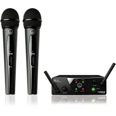Afbeelding van AKG WMS 40 Mini2 Dual draadloos gitaar systeem ISM2 ISM3