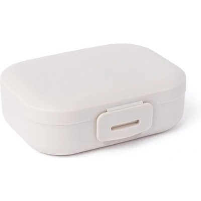 Afbeelding van Amuse Snackbox Small Snackdoosjes Bewaardoos met Clipsluiting Vaatwasserbestendig Beige