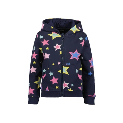 Afbeelding van Blue Seven Sweater met rits voor kinderen, Maat: 110, Ultramarin