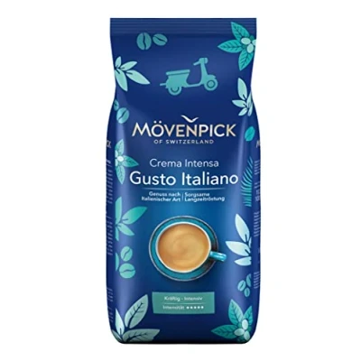 Afbeelding van 38% korting Mövenpick koffiebonen Cafe Crema Gusto Italiano 1 stuk kg